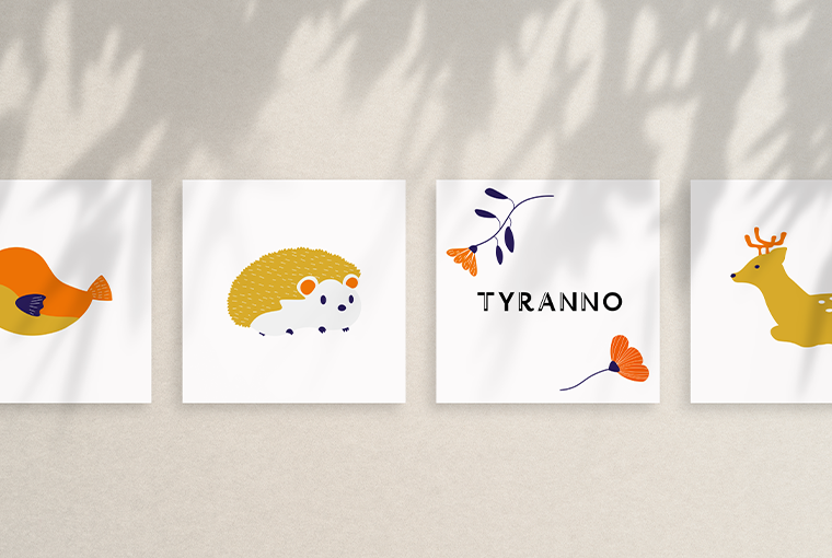 完成した名刺の画像